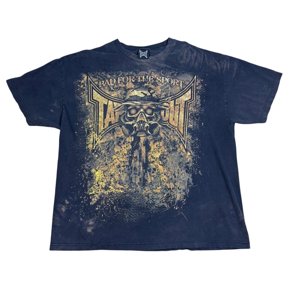 vintage y2k 2000s Tapout AOP skull tshirt XL indie skater emo grunge affliction